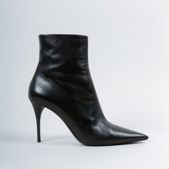 Saint Laurent Shoes - *SOLD* Saint Laurent Black Leather Boots